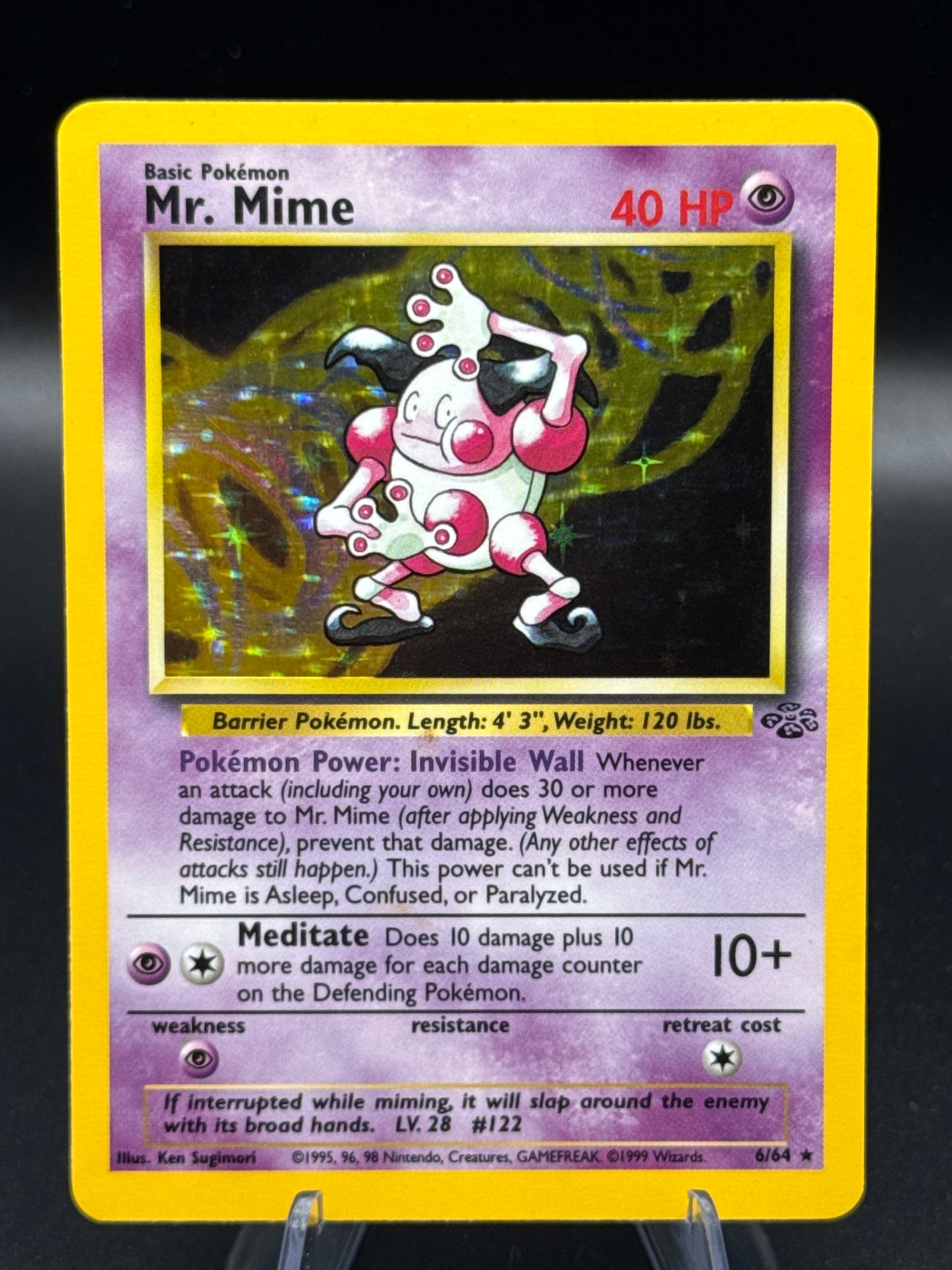 Pokémon TCG: 1999 - Mr. Mime 6/64 -  Jungle Holo