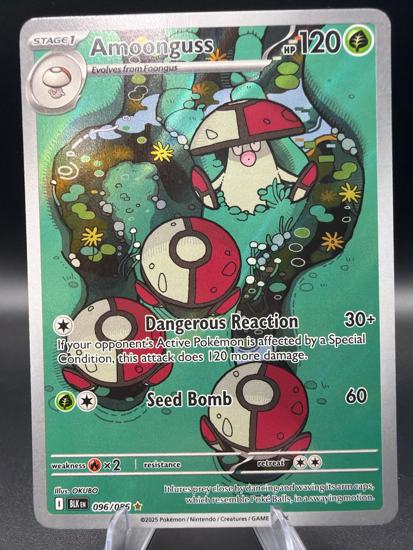 Pokémon TCG: 2025 Amoonguss - 096/086 - SV: Black Bolt