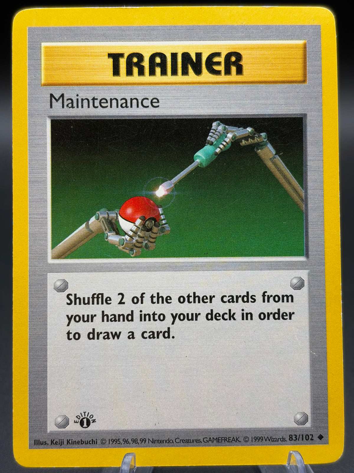 Pokémon TCG: 1999 Maintenance - Base Set (Shadowless) (BSS)