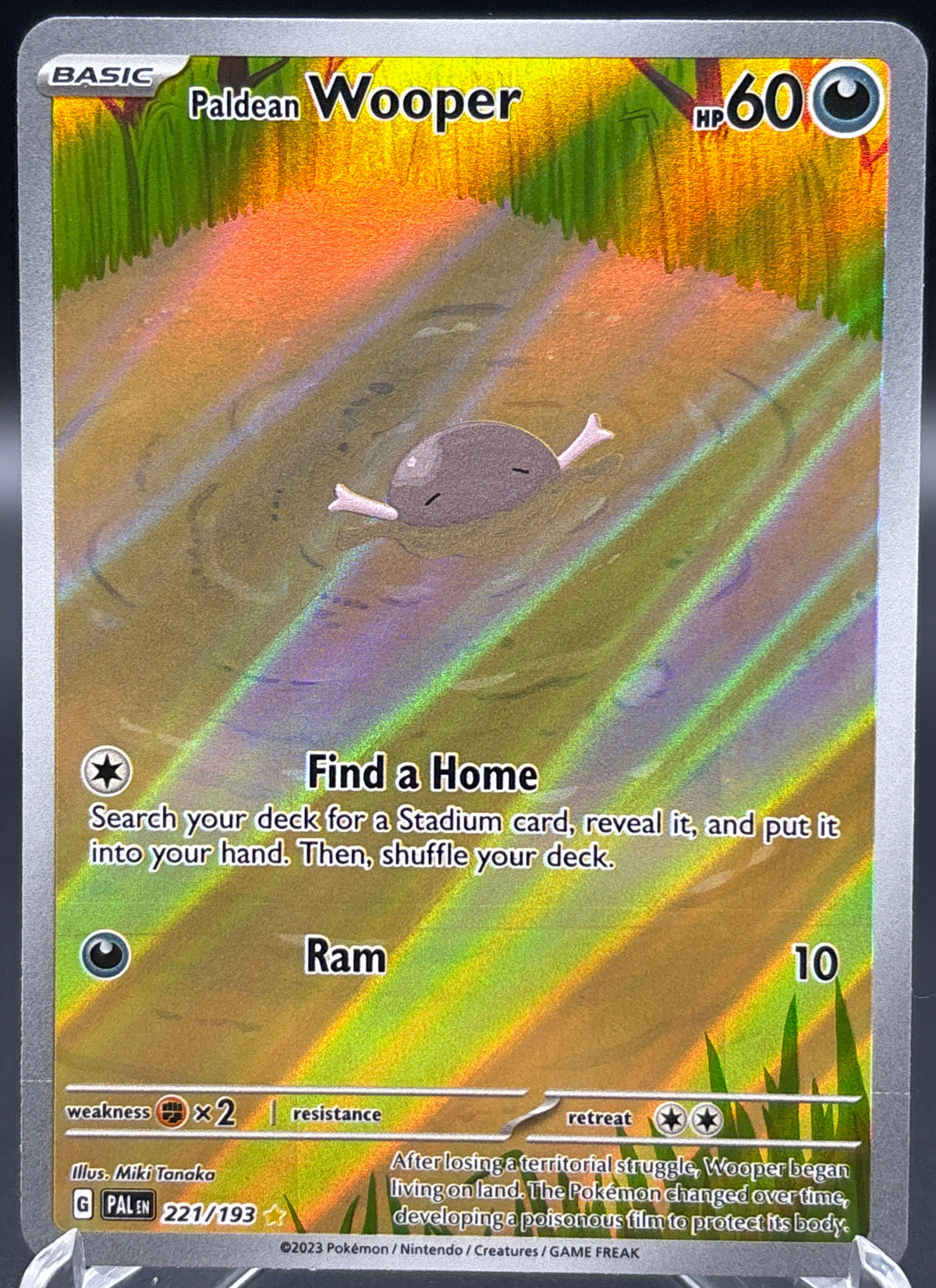 Pokémon TCG: 2023 Paldean Wooper - 221/193 - ME02: Phantasmal Flames