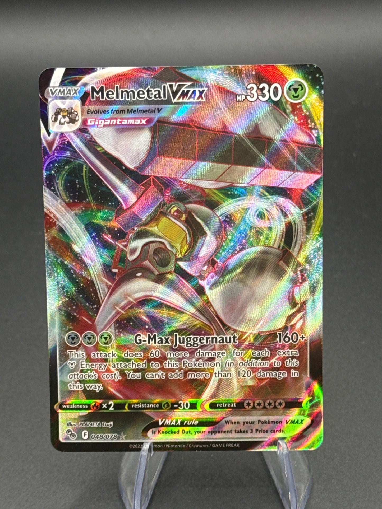 Pokemon TCG: 2022 Melmetal VMAX  048/078 - Pokemon Go