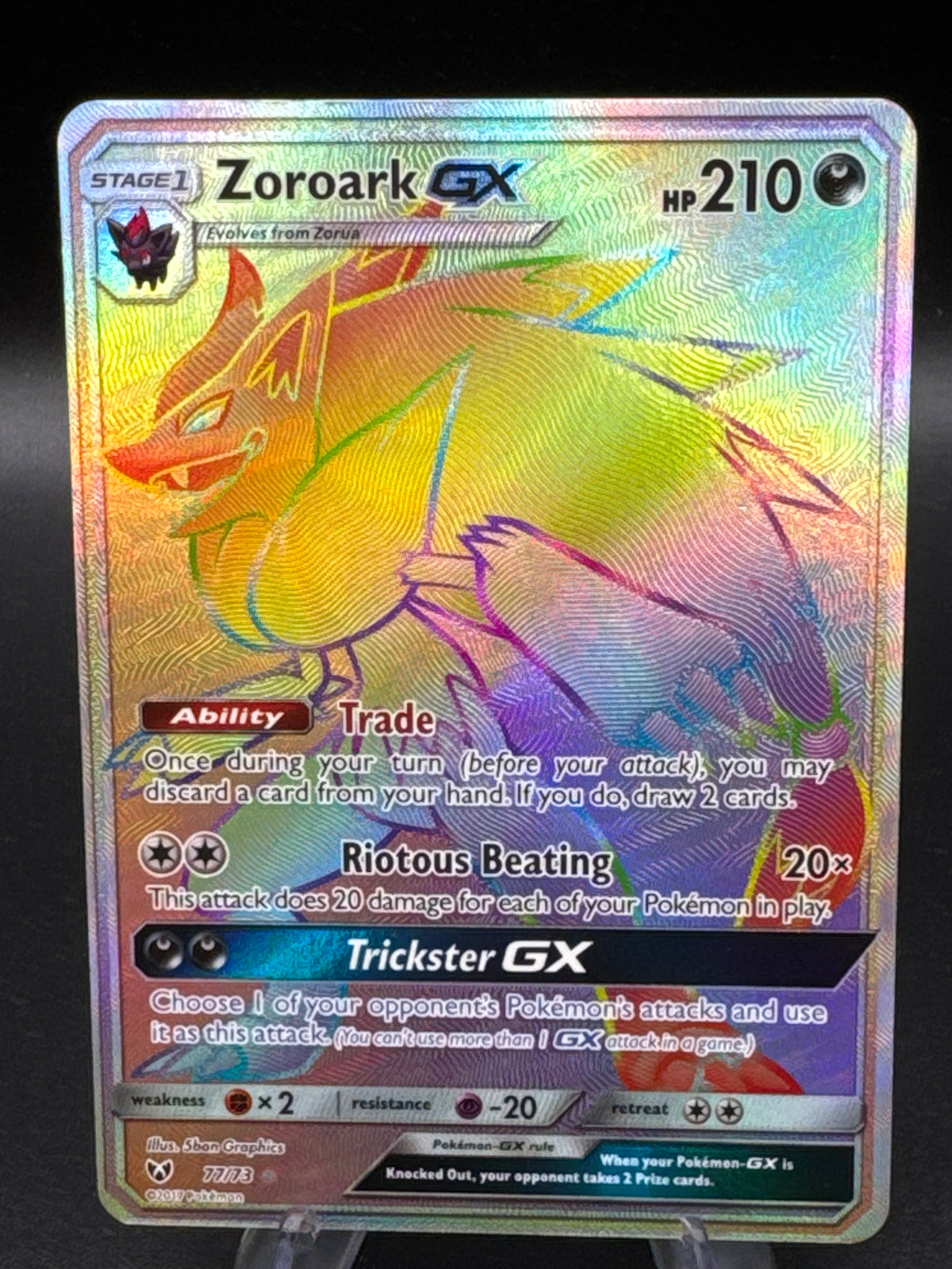 Pokémon TCG: 2019 Zoroark GX 77/73 Hidden Fates