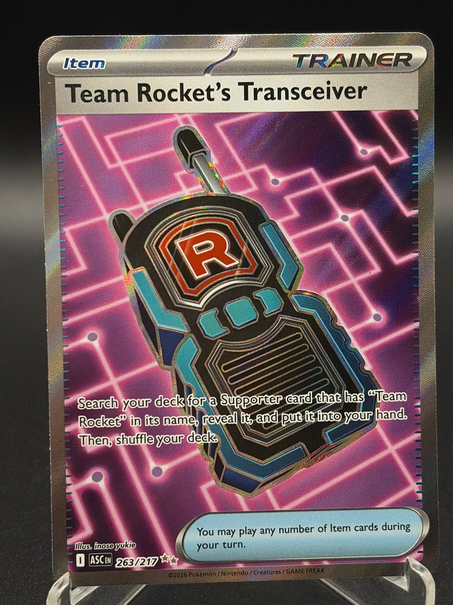 Pokémon TCG: 2026 Team Rocket's Transceiver - 263/217 - ME: Ascended Heroes (ASC)
