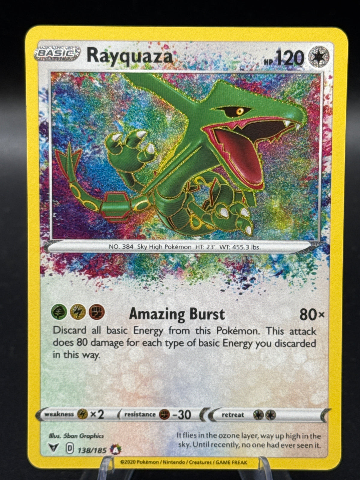 Pokémon TCG: 2020 Rayquaza 138/185 SWSH: Vivid Voltage