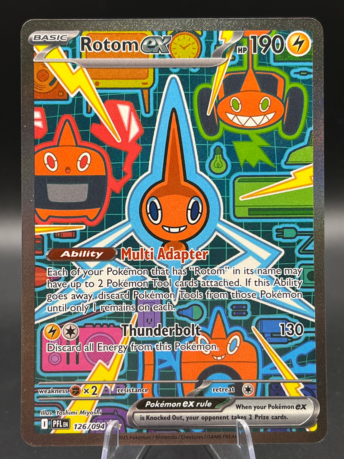 Pokémon TCG: 2025 Rotom ex 126/094 PFL: Phantasmal Flames