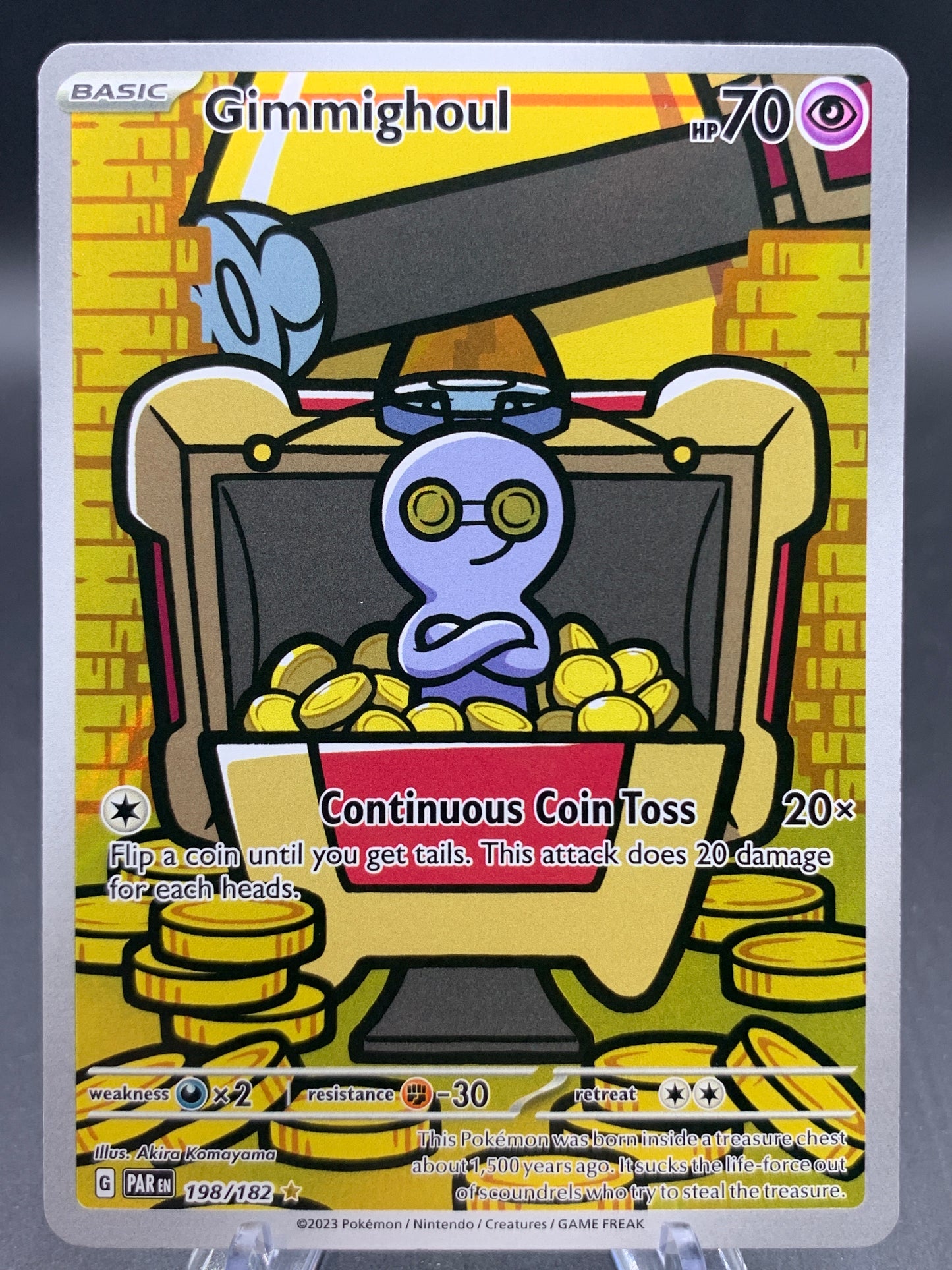 Pokémon TCG: 2023 Gimmighoul - 198/182 - SV: Paradox Rift