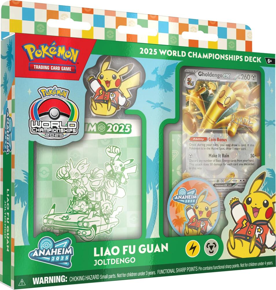 Pokémon TCG: 2025 World Championship Deck: Liao Fu Guan (Joltdengo) - World Championship Decks