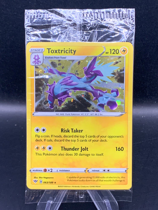 Pokémon TCG: 2020 Toxtricity 063/189 SWSH: Darkness Ablaze Sealed