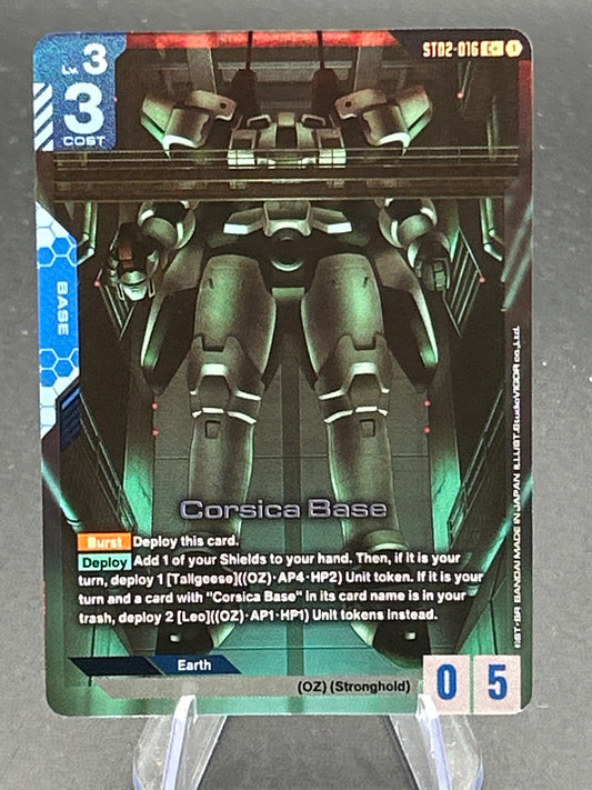 Gundam TCG: Corsica Base (C+) - Starter Deck 02: Wings of Advance (ST02)