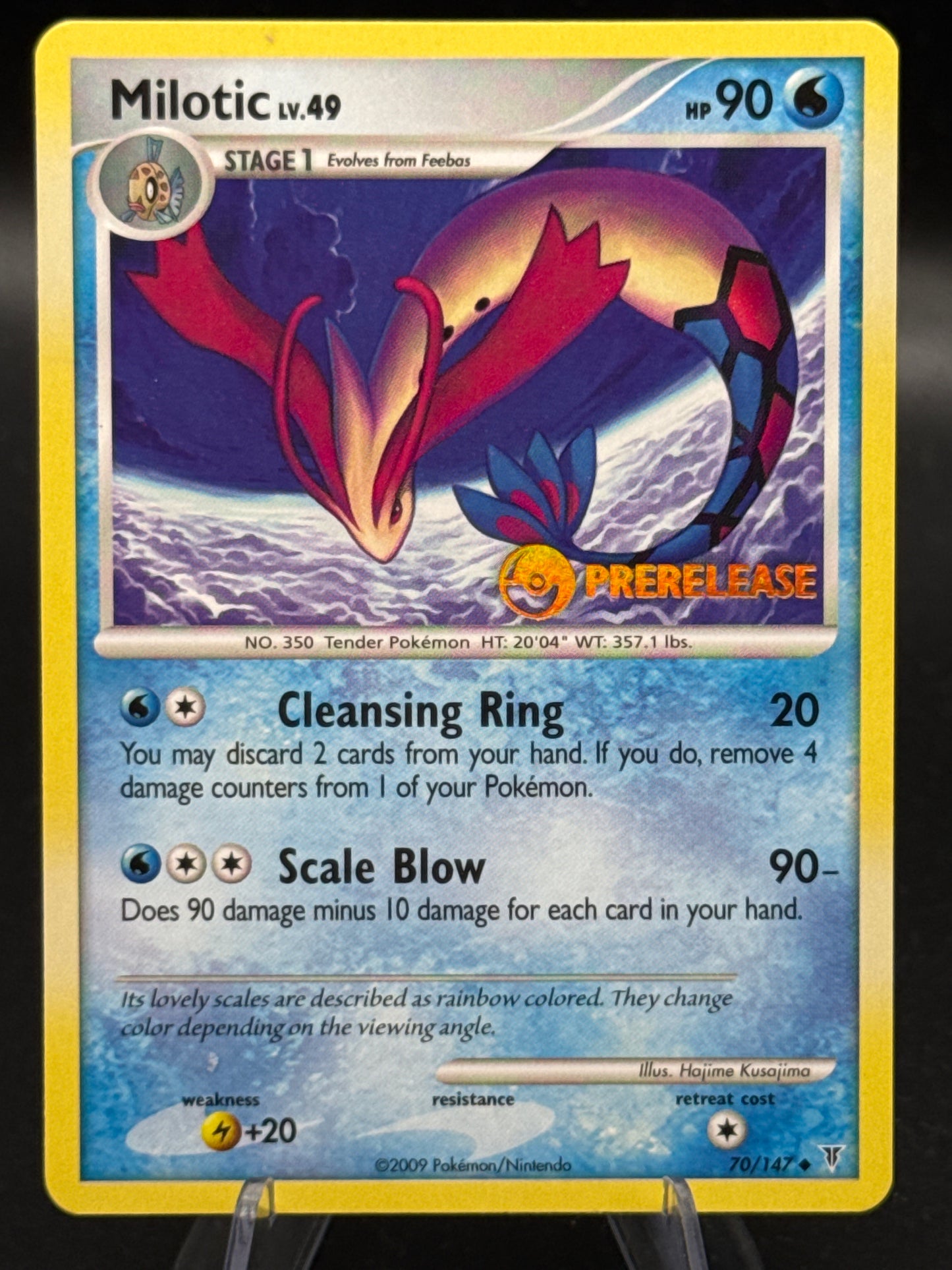 Pokémon TCG: 2009 Milotic 70/147 - Nintendo Promos (Prerelease)