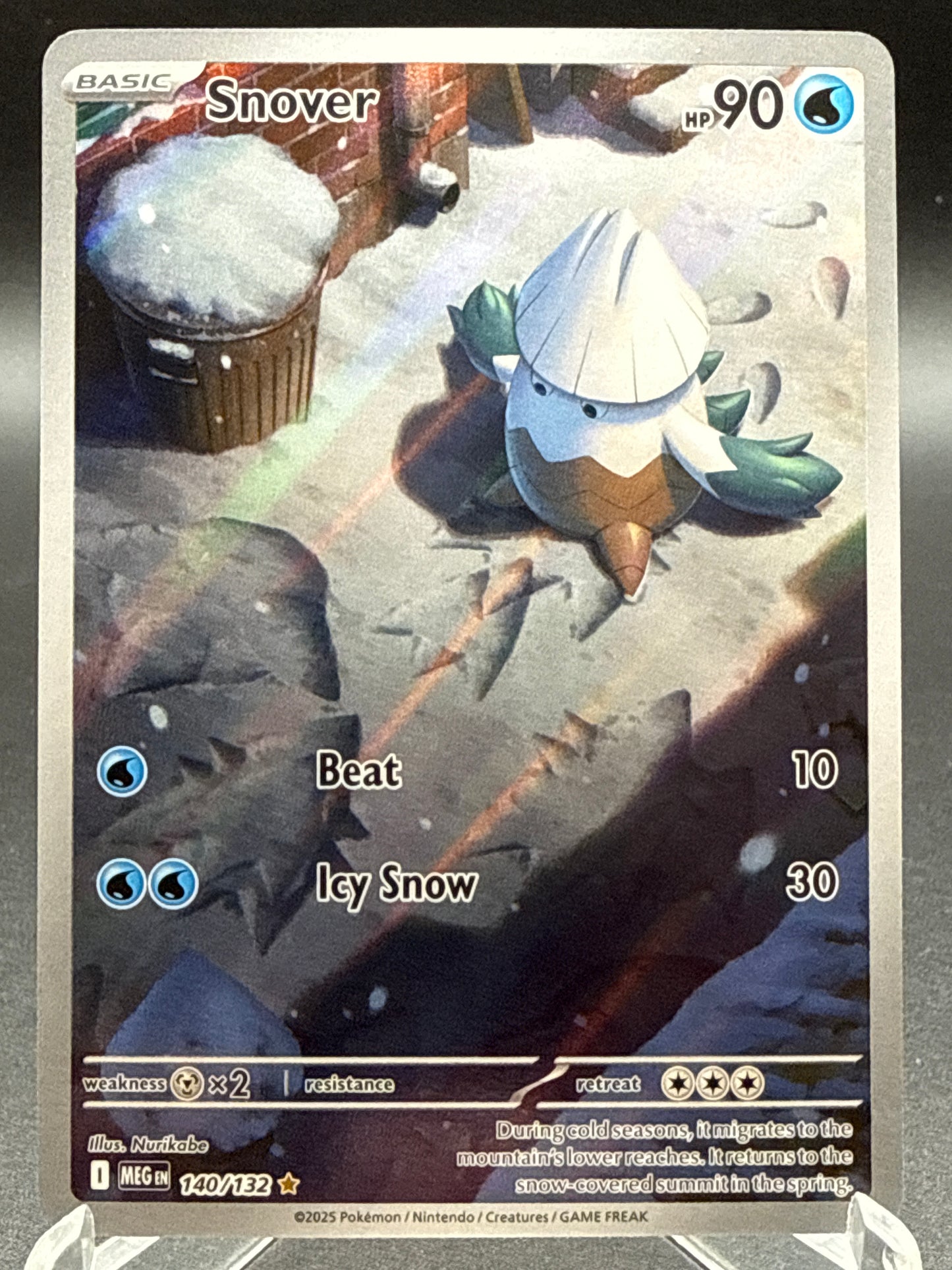 Pokémon TCG: 2025 Snover - 140/132 - MEG: Mega Evolution