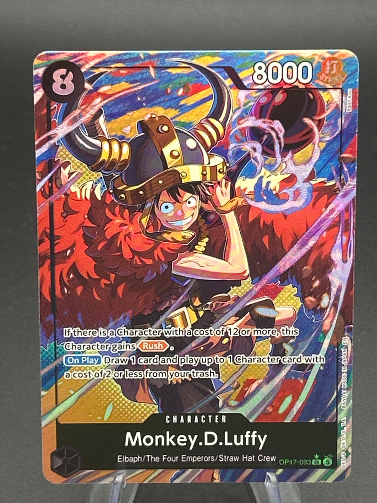 One Piece TCG: Monkey.D.Luffy (093) (Alternate Art) - The World's Strongest Warriors (OP17)