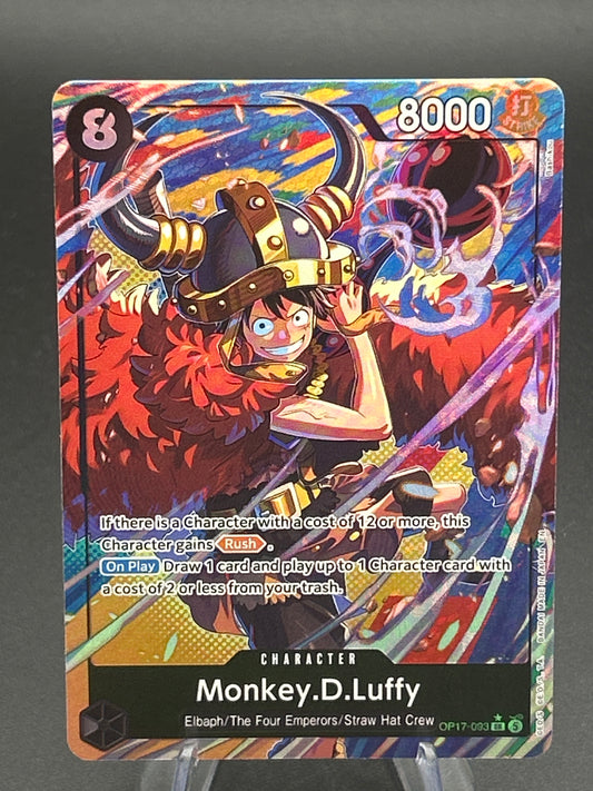 One Piece TCG: Monkey.D.Luffy (093) (Alternate Art) - The World's Strongest Warriors (OP17)