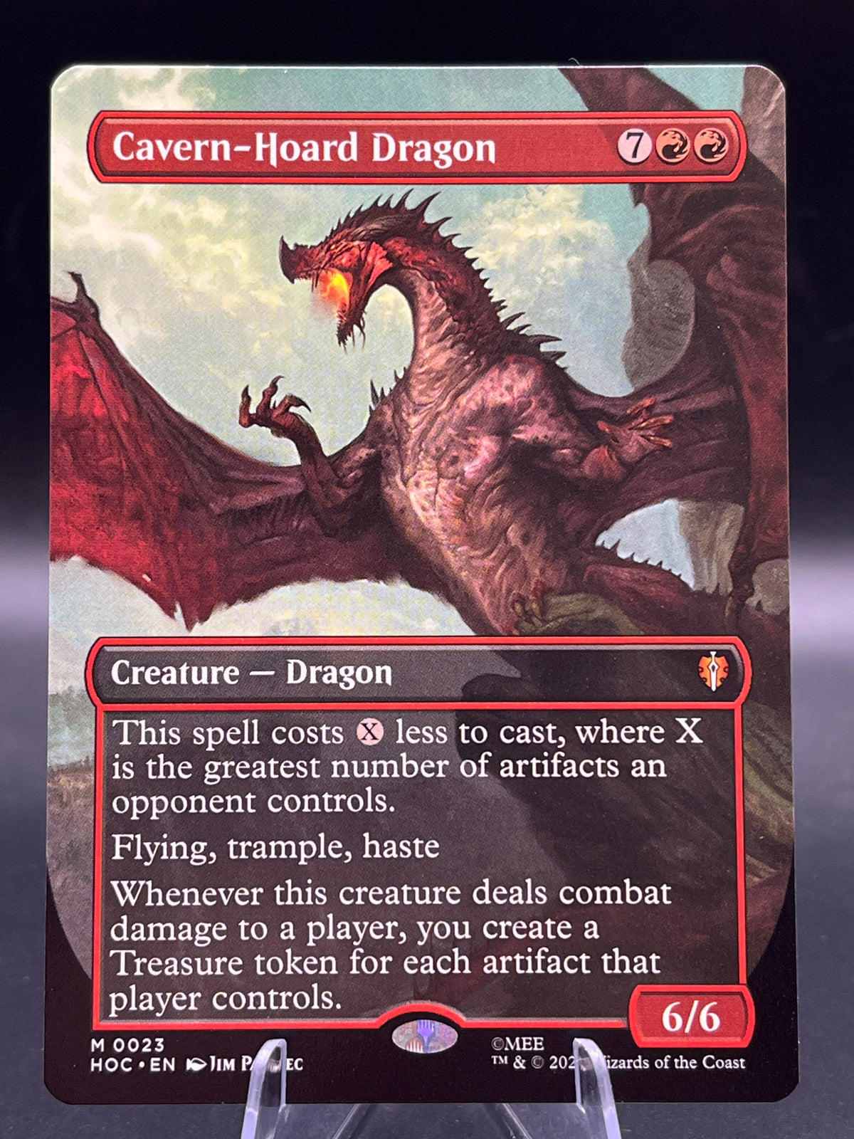Magic The Gathering: 2026 Cavern-Hoard Dragon (Borderless) - The Hobbit: Eternal-Legal