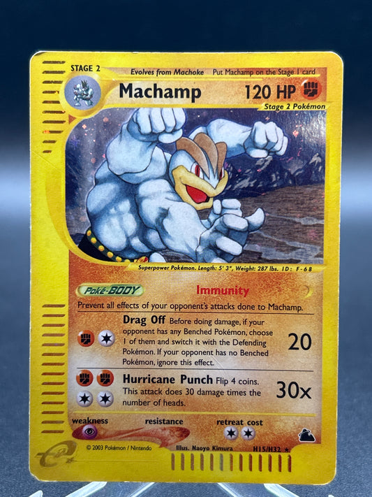 Pokémon TCG: 2003 Machamp H15/H32 Skyridge Holo