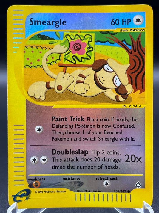 Pokémon TCG: 2002 Smeargle 109/147 - Aquapolis Reverse Holo