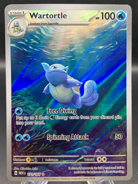 Pokémon TCG: 2023 Wartortle - 171/165 - SV: Scarlet & Violet 151