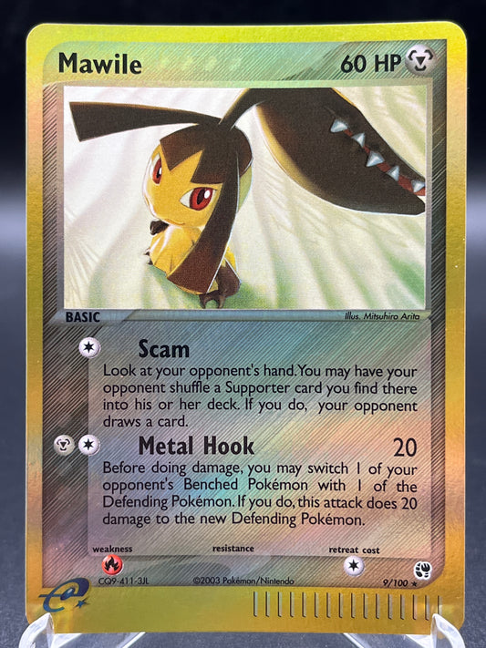 Pokémon TCG: 2003 Mawile 9/100 EX: Sandstorm Reverse Holo