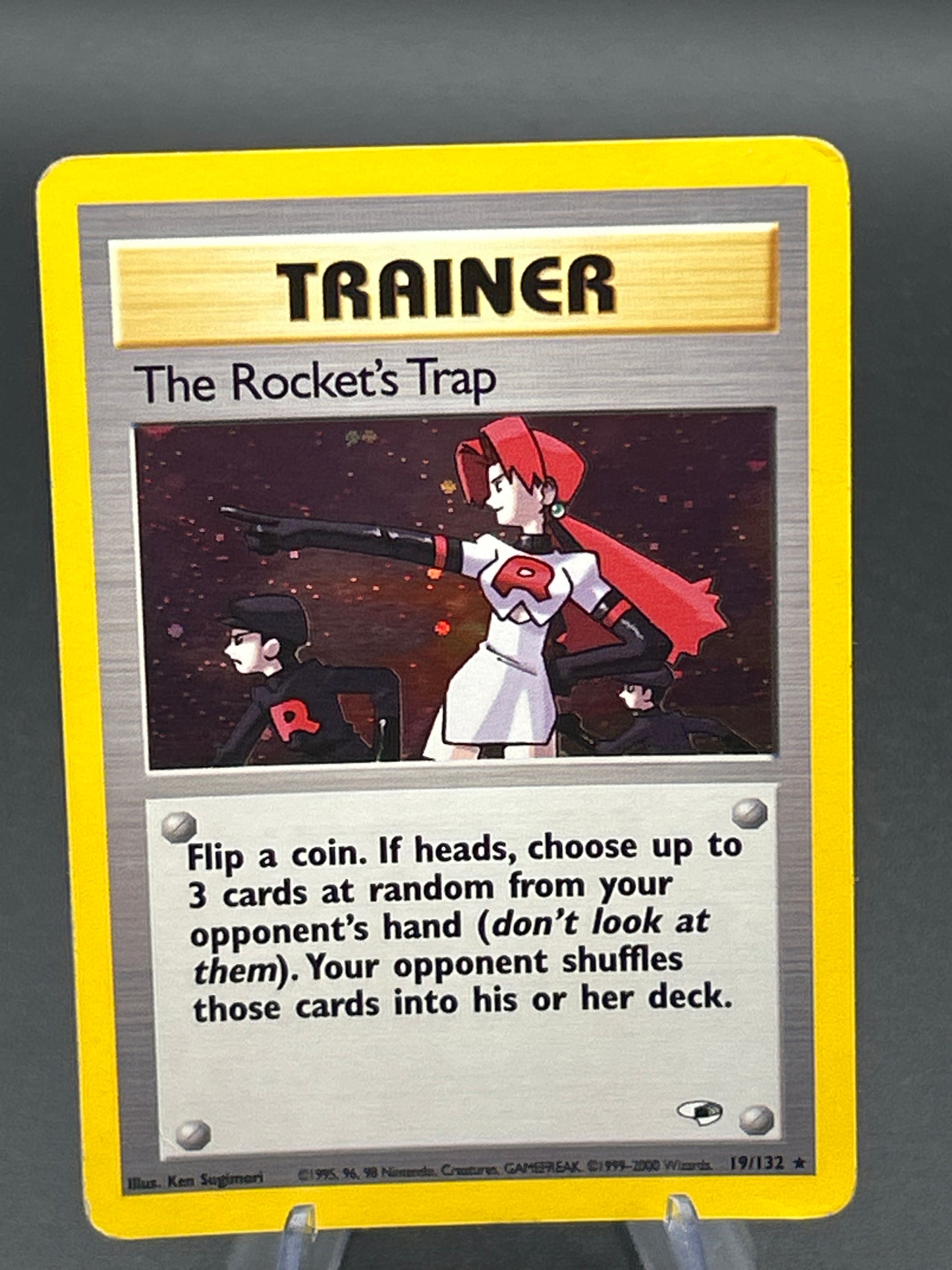 Pokémon TCG: 2000 The Rocket's Trap - 19/132 - Gym Heroes Holo - HP