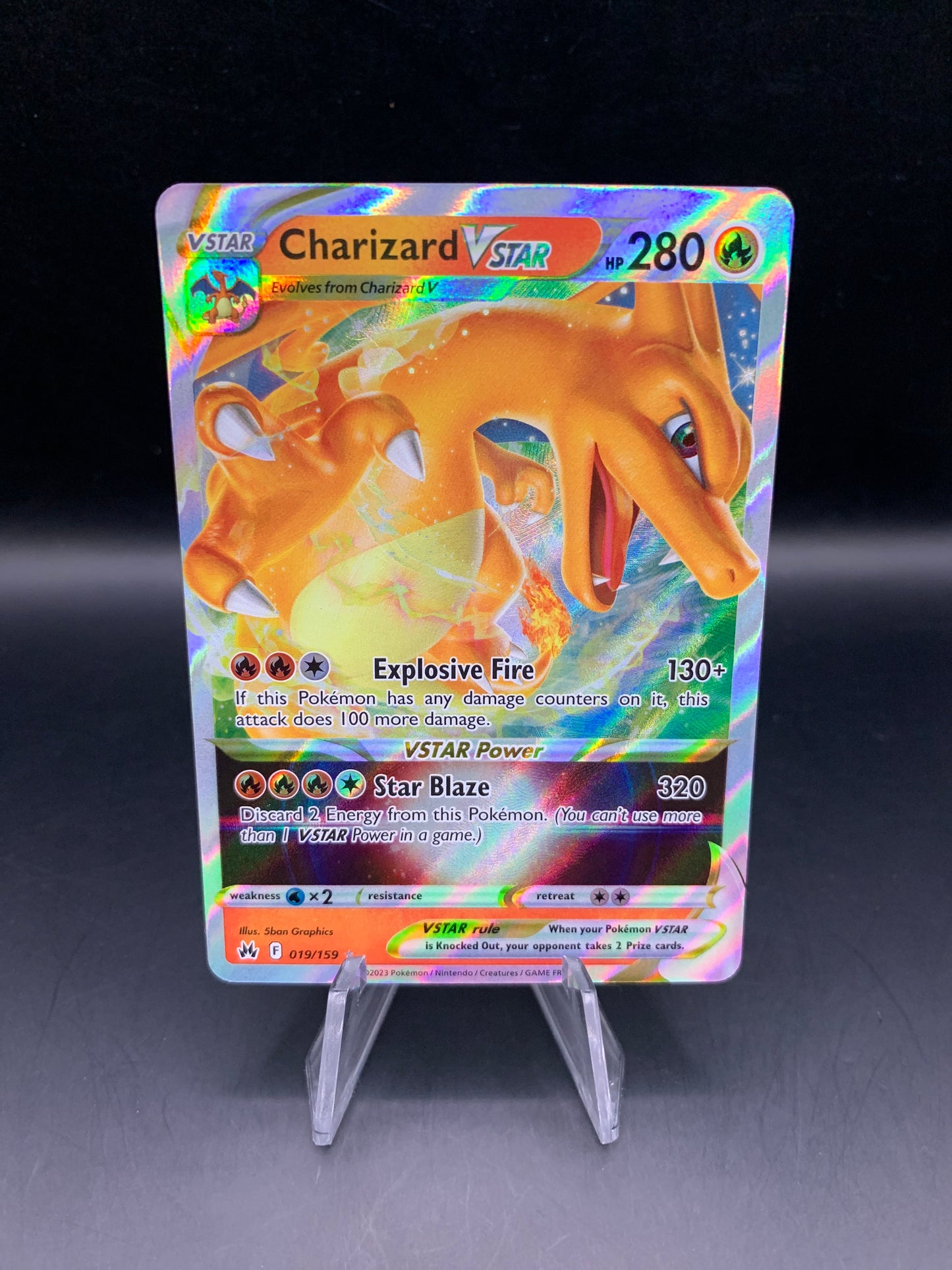 Pokémon TCG: 2023 Charizard VSTAR 019/159 SWSH: Crown Zenith