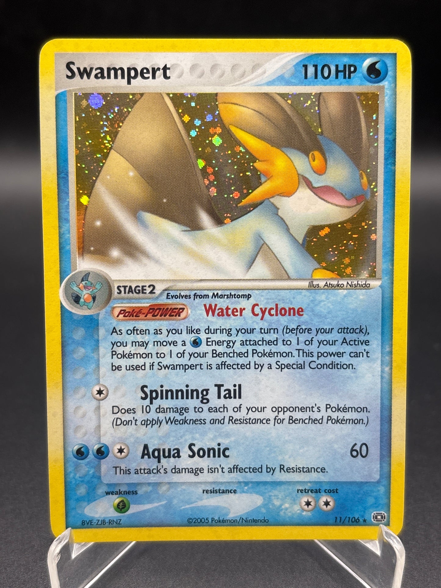 Pokémon TCG: 2005 Swampert 11/106 Emerald Holo