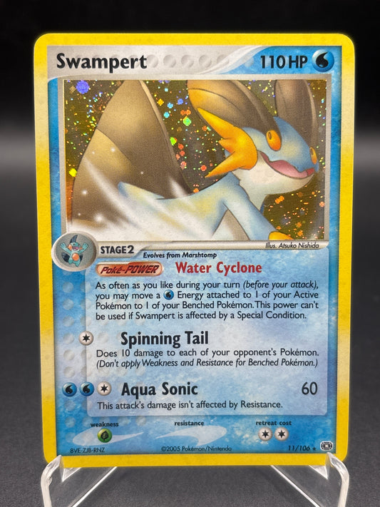 Pokémon TCG: 2005 Swampert 11/106 Emerald Holo