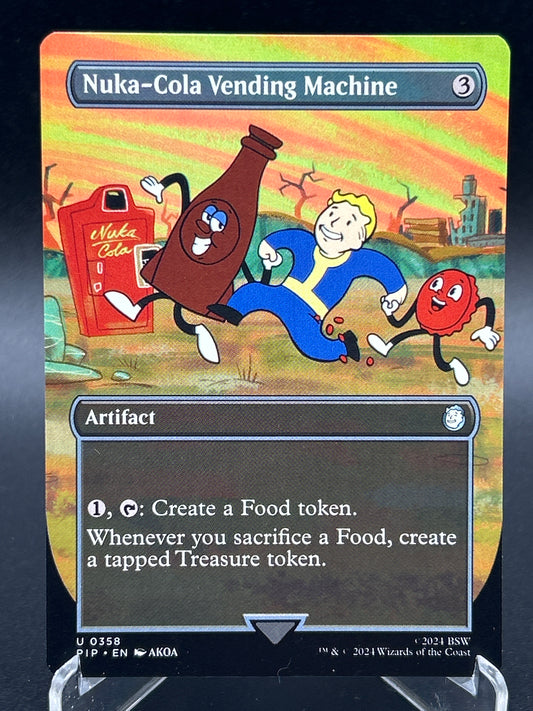 MTG TCG: Nuka-Cola Vending Machine (Borderless) U 0358 PIP: Universes Beyond - Fallout