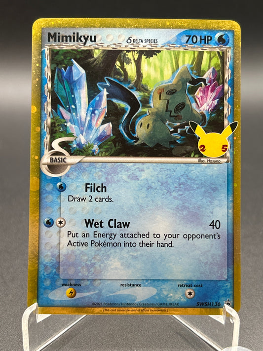 Pokémon TCG: 2023 Mimikyu SWSH136 Sword & Shield Promo