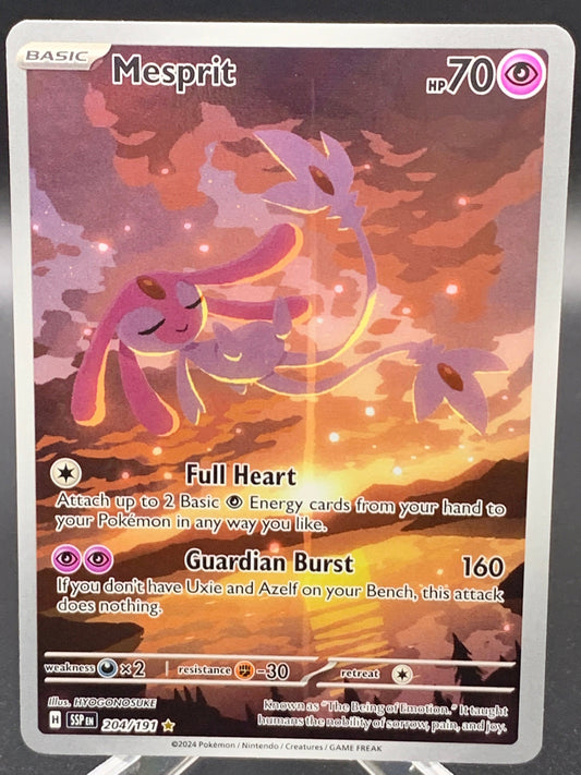 Pokémon TCG: 2024 Mesprit - 204/191 - SV: Surging Sparks