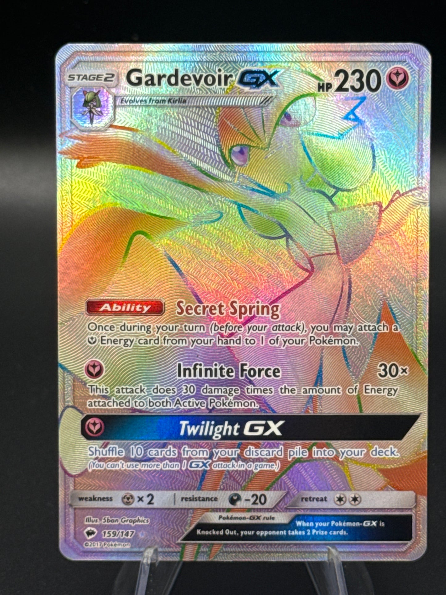 Pokémon TCG: 2017 Gardevoir GX - 159/147 - SM: Burning Shadows