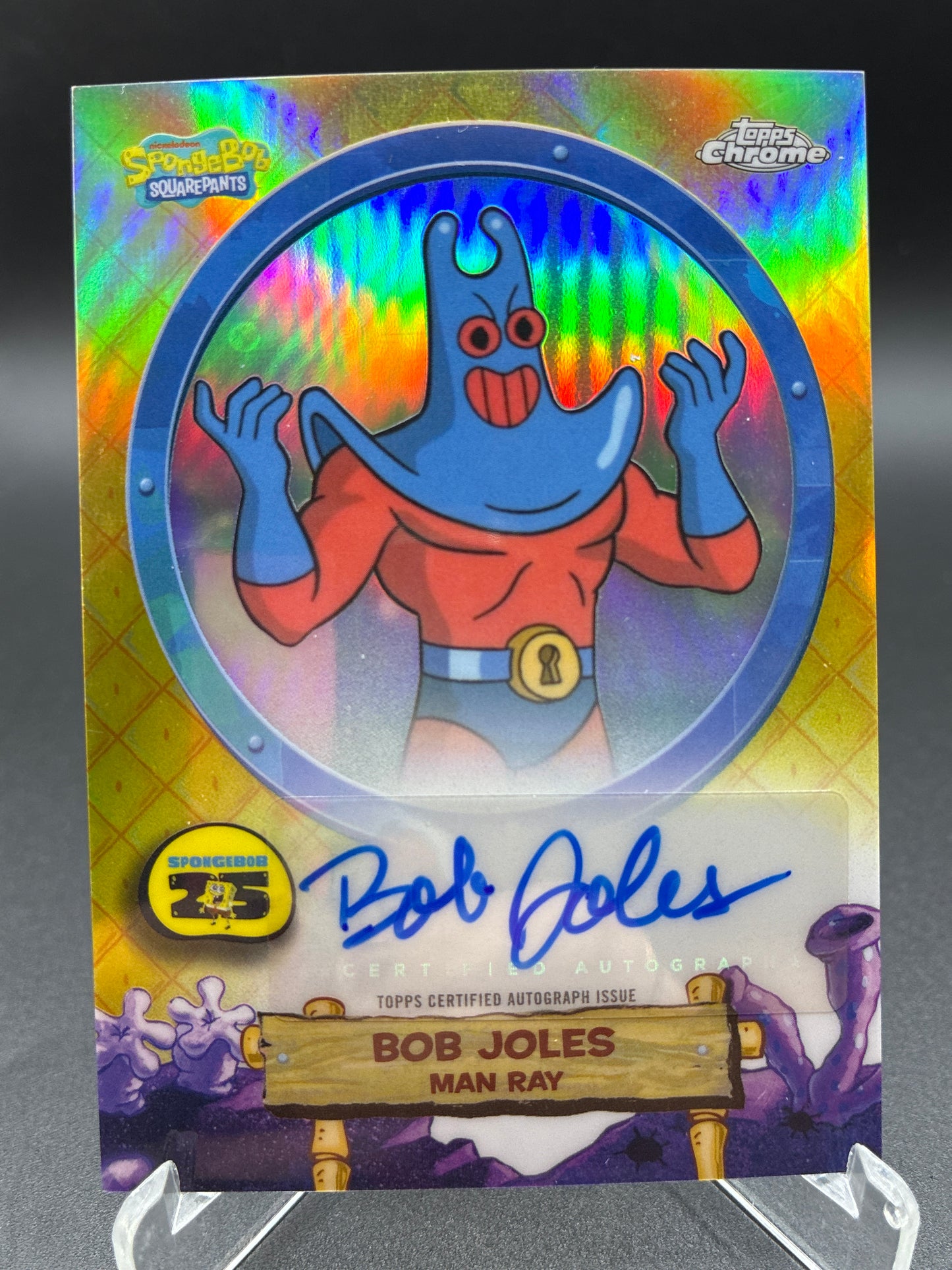 Topps Chrome: Man Ray (Autograph Bob Joles) 25TH Anniversary