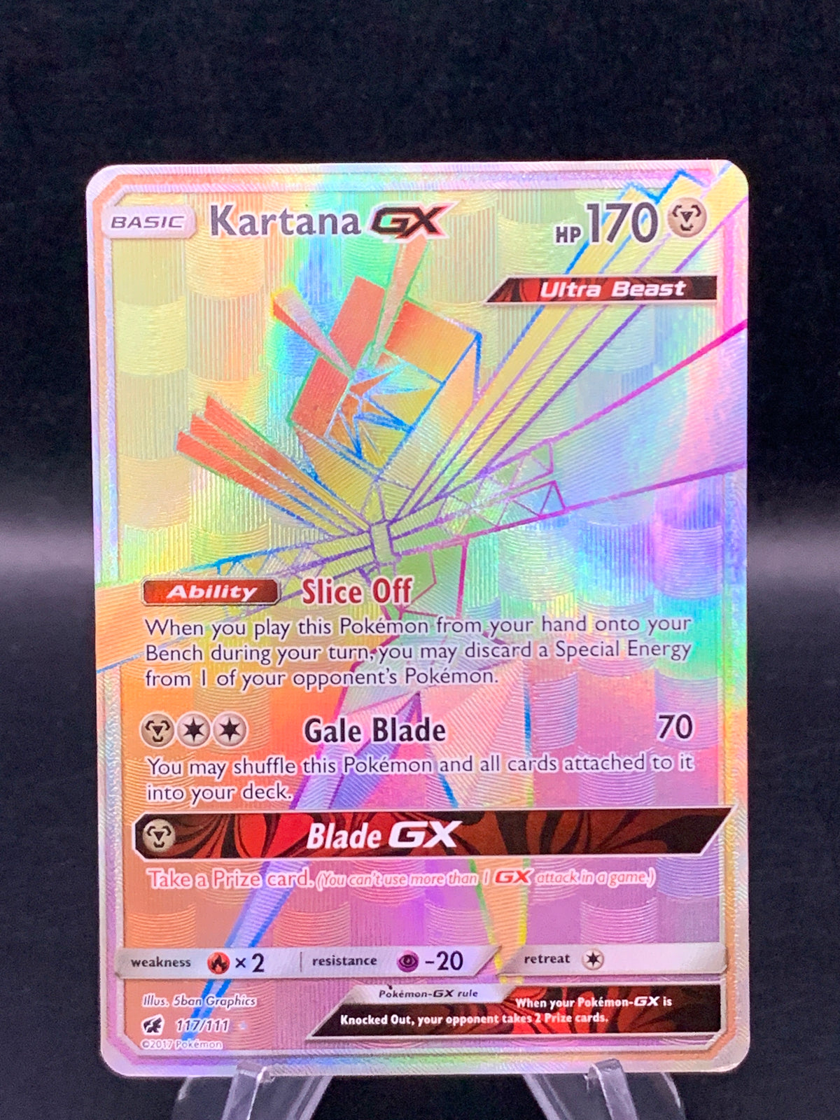 Pokémon TCG: 2017 Kartana GX 117/111 SM: Crimson Invasion