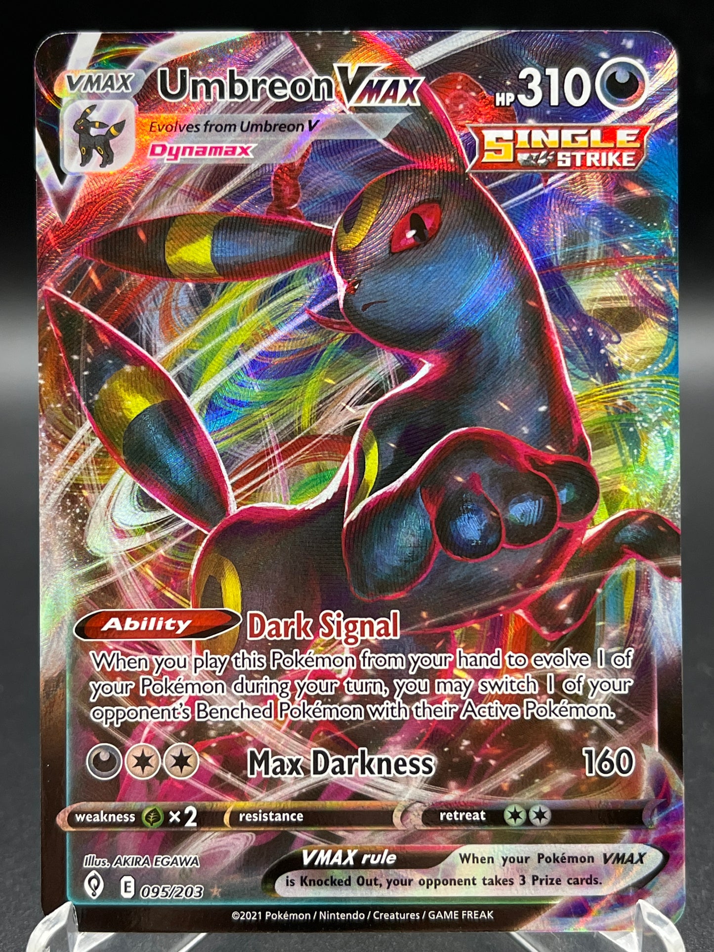 Pokémon TCG: 2021 - Umbreon VMAX - 095/203 - SWSH: Evolving Skies