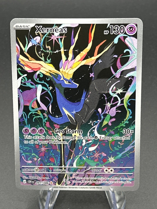 Pokémon TCG: 2026 Xerneas - 091/086 - ME04: Chaos Rising