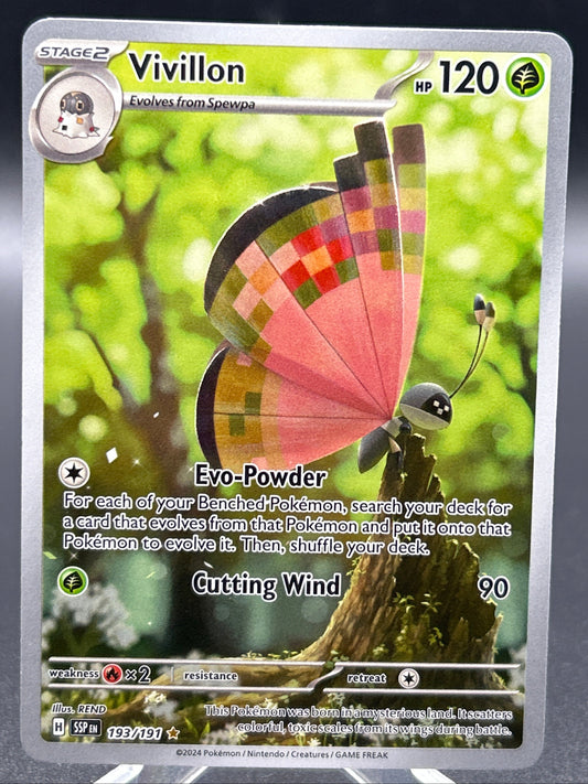 Pokémon TCG: 2024 Vivillon - 193/191 - SV: Surging Sparks