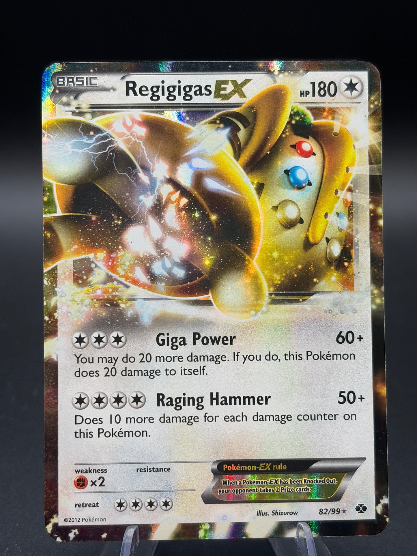 Pokémon TCG: 2012 Regigigas EX - 82/99 - BW: Next Destinies
