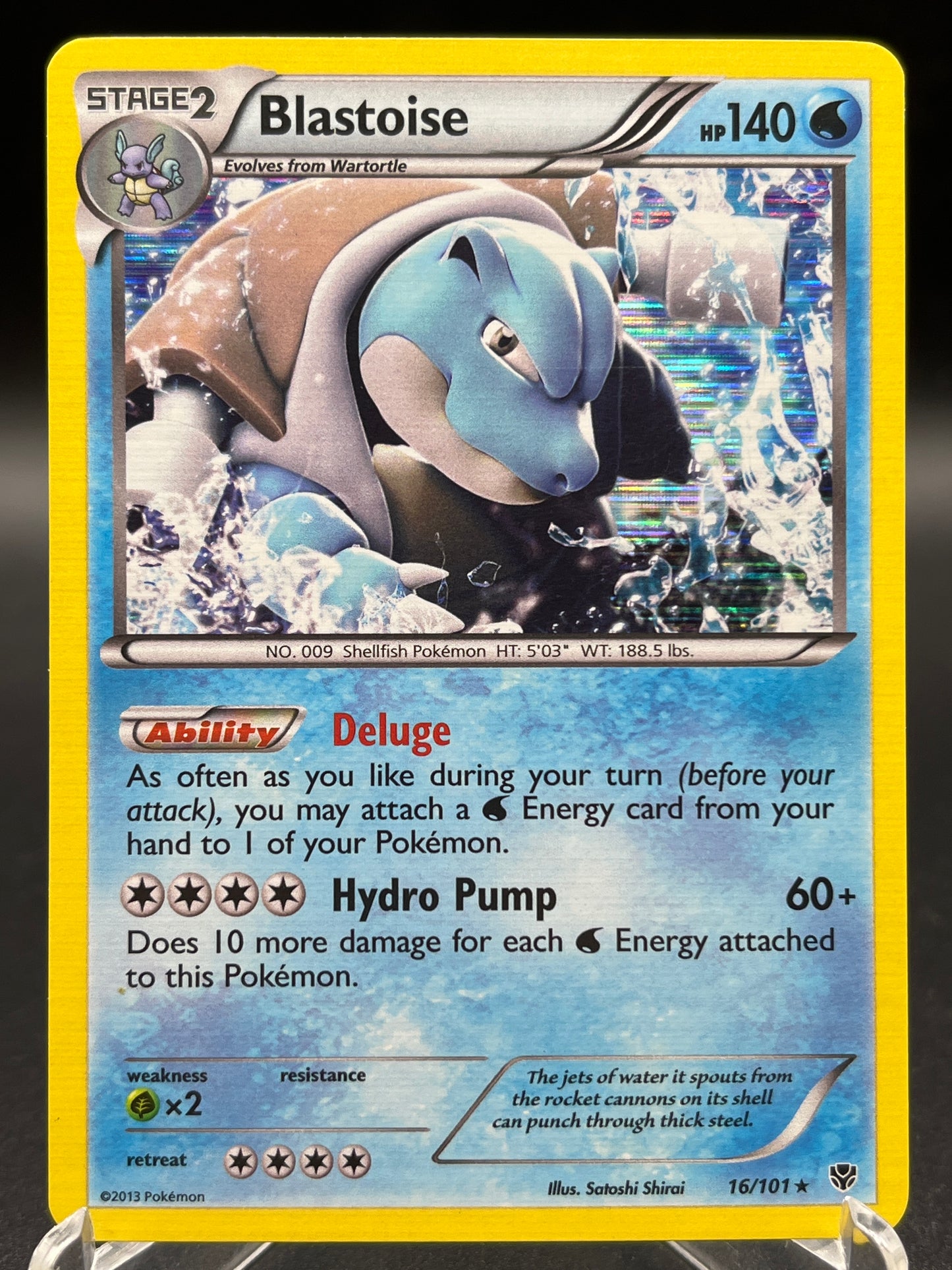 Pokémon TCG: 2013 Blastoise 16/101 Plasma Blast Holo