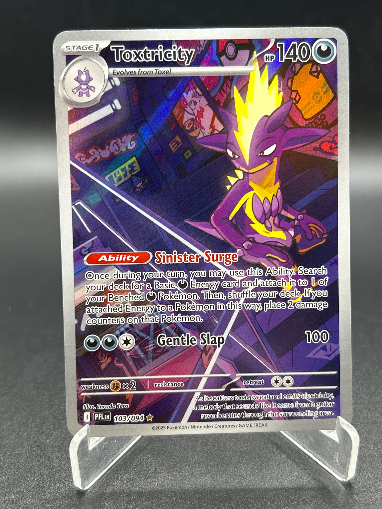 Pokémon TCG: 2025 Toxtricity 103/094 PFL: Phantasmal Flames