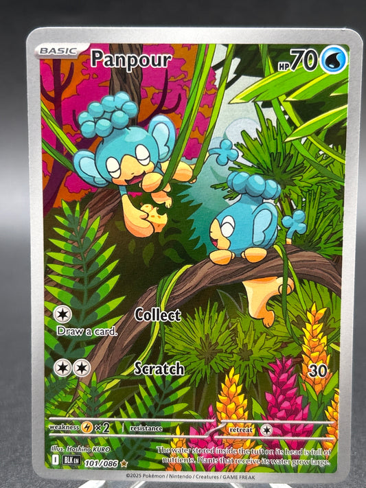 Pokémon TCG: 2025 Panpour 101/086 SV: Black Bolt