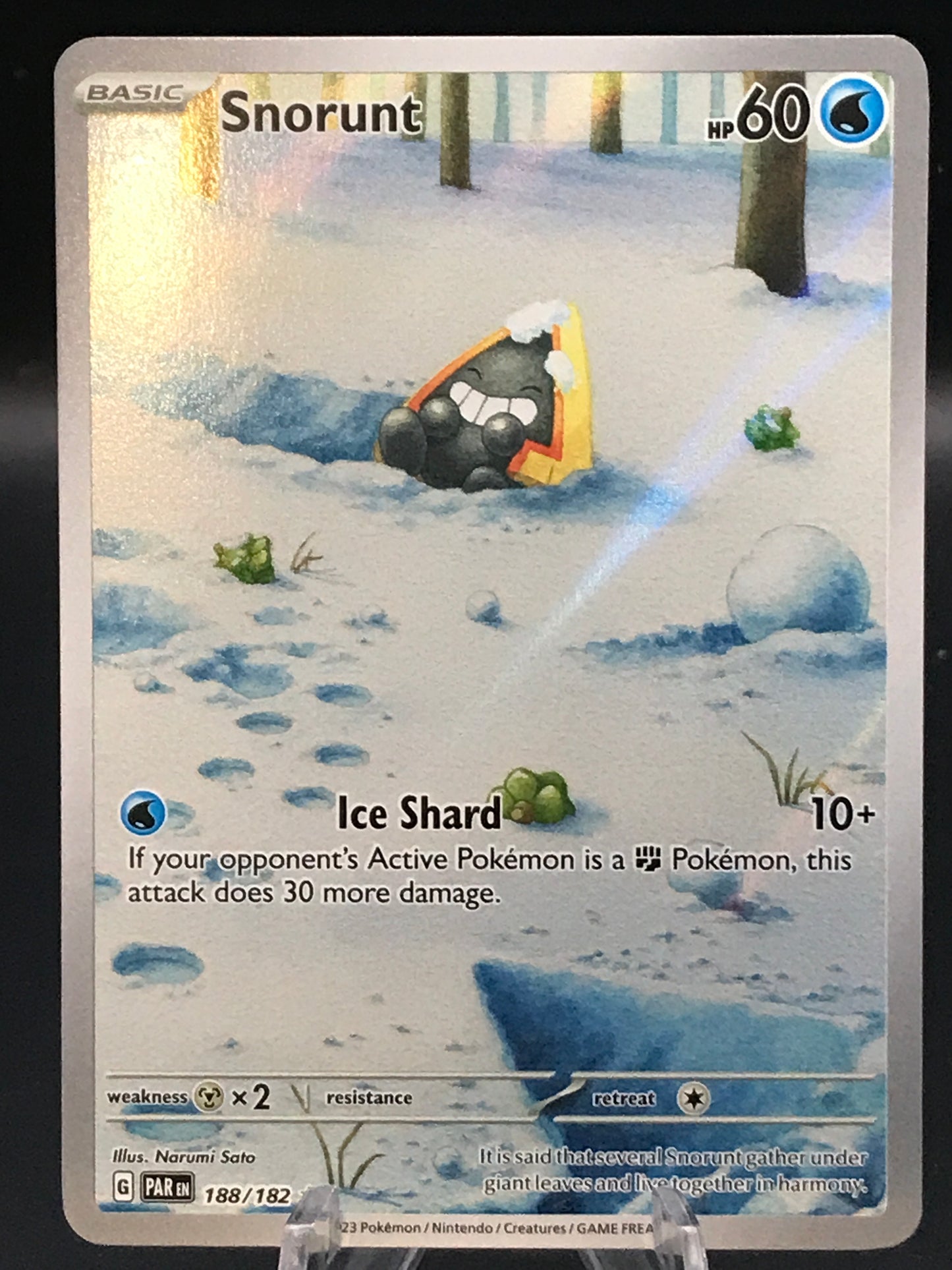 Pokémon TCG: 2023 Snorunt 188/182 SV: Paradox Rift