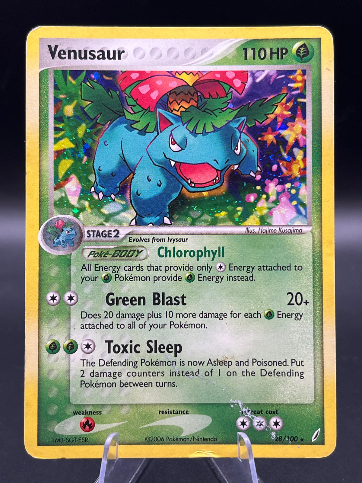 Pokemon TCG 2006 Venusaur - 28/100 Ex: Crystal Guardians - Deck Exclusives