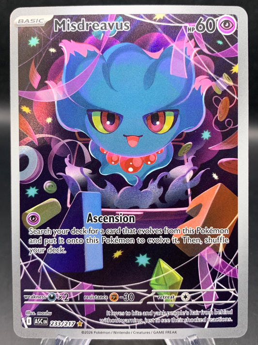 Pokémon TCG: 2025 Misdreavus - 233/217 - Ascended Heroes