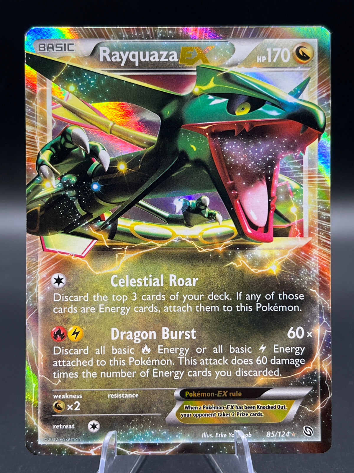 Pokémon TCG: 2012 Rayquaza ex - 85/124 - Dragons Exalted