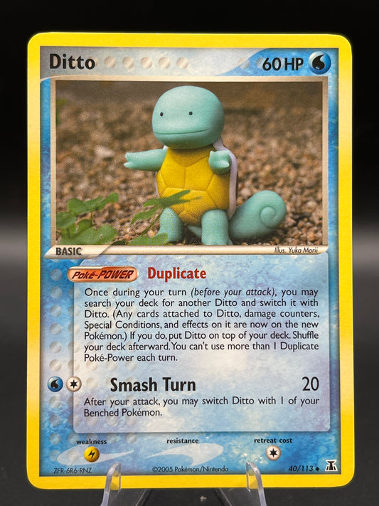 Pokémon TCG: 2005 Ditto (Squirtle) 40/113 - Delta Species