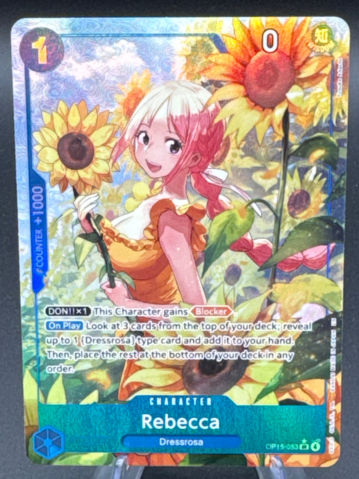 One Piece TCG: Rebecca OP15-053 - Adventure on Kami's Island (Alternate Art) (OP15-EB04)
