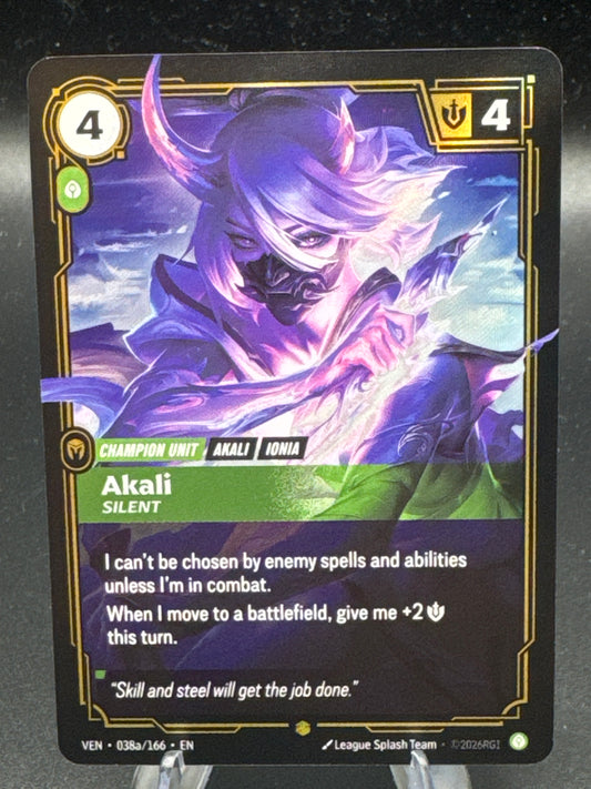 Riftbound TCG: Akali - 038a/166  - Venetta