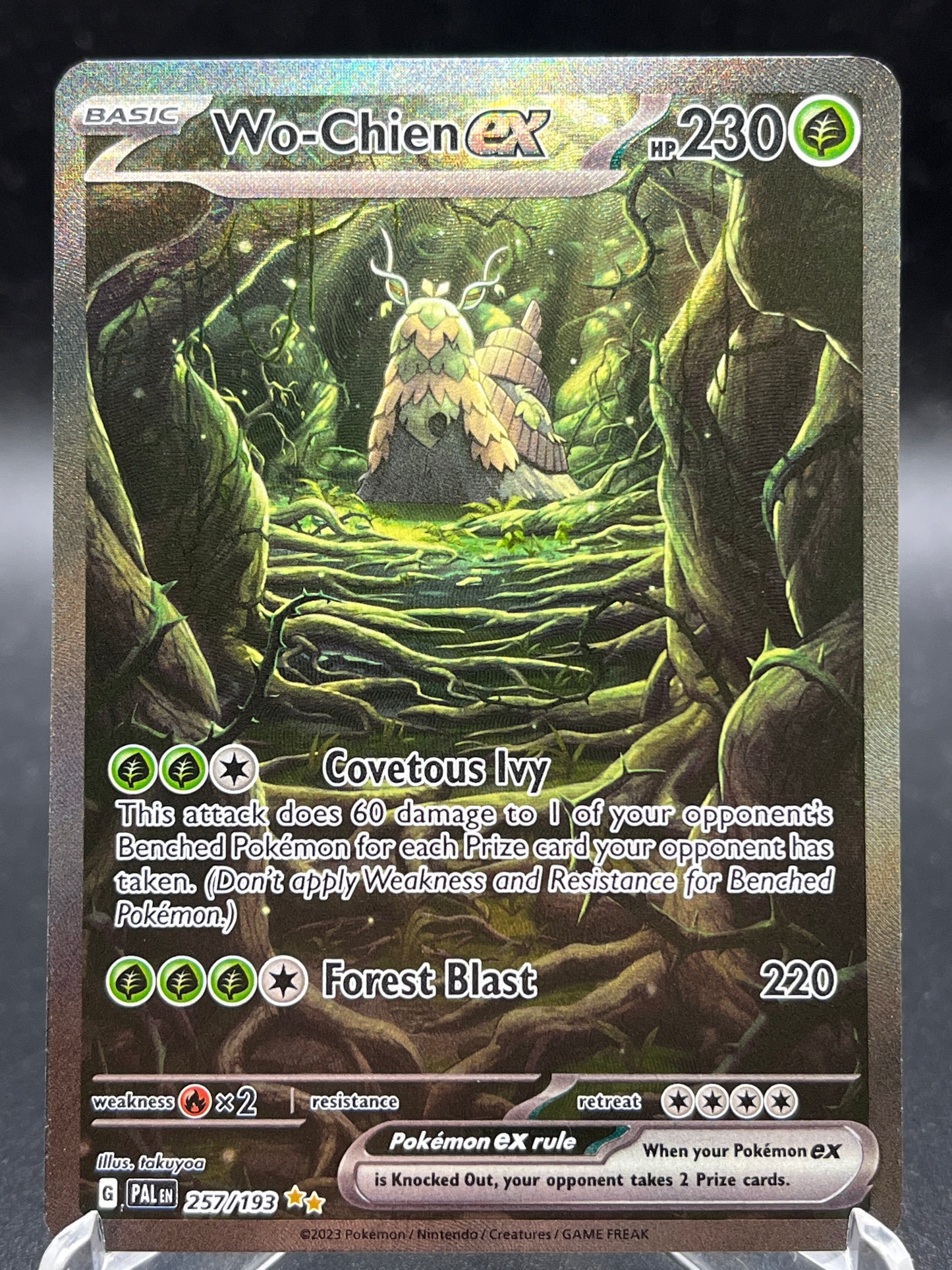 Pokémon TCG: 2023 Wo-Chien ex 257/193 SV: Paldea Evolved