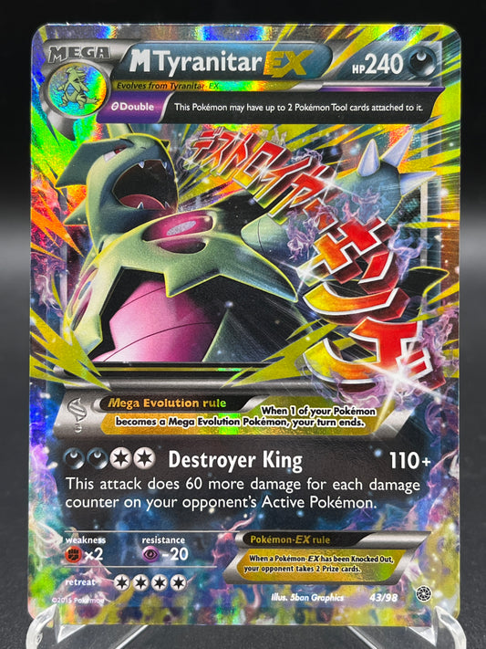 Pokémon TCG: 2015 M Tyranitar EX - 43/98 - XY: Ancient Origins