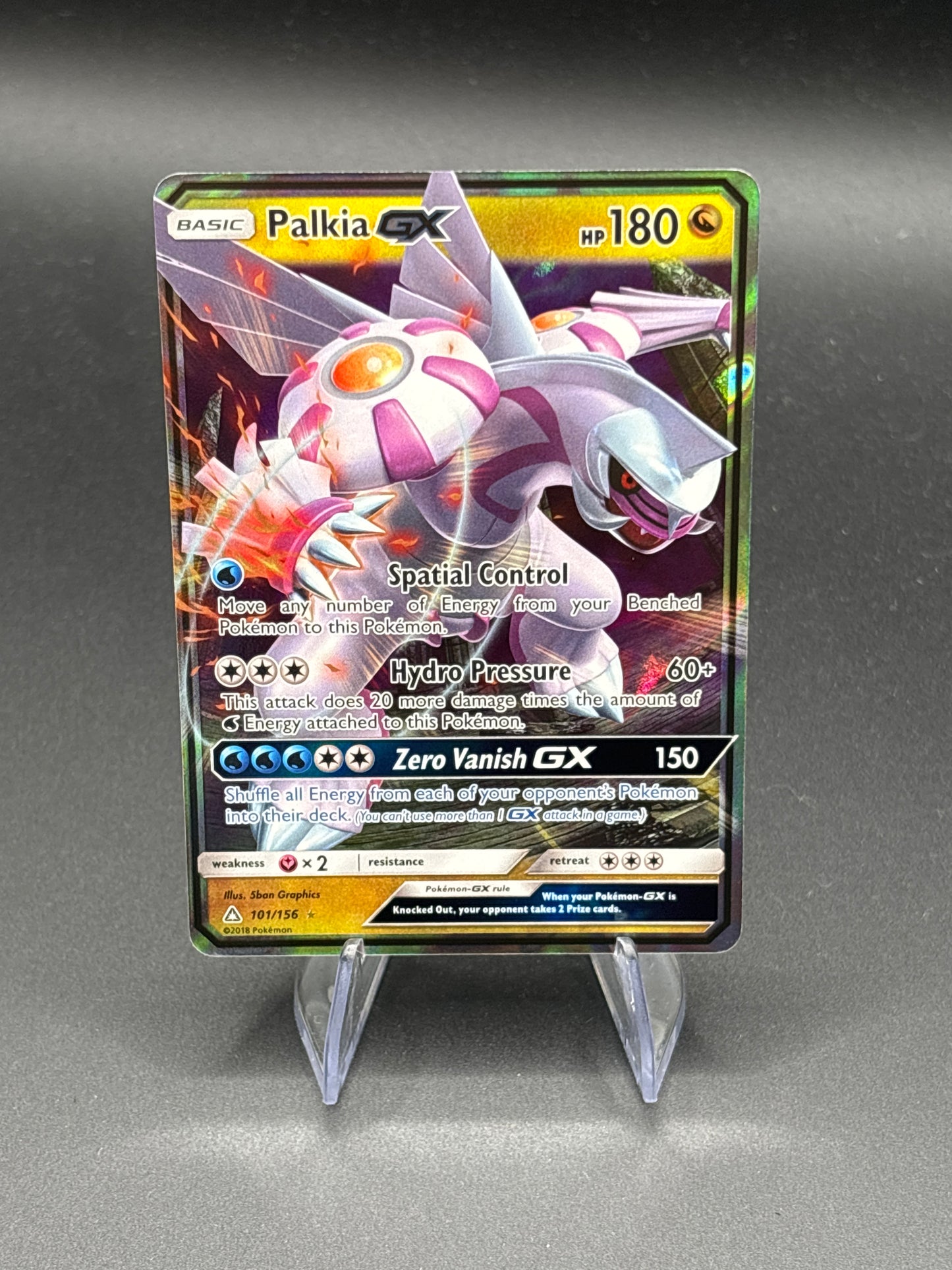 Pokémon TCG: 2018 Palkia GX 101/156 S&M: Ultra Prism