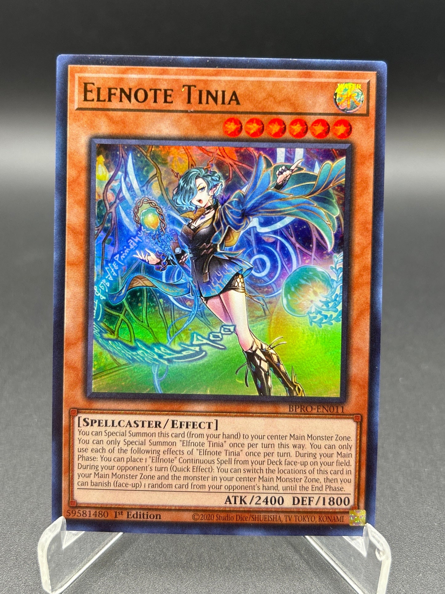 Yu-Gi-Oh! TCG:Elfnote Tinia BPRO-EN011- BPRO: Burst Protocol